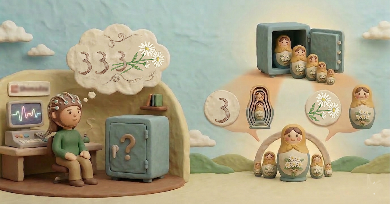 脳波計をつけられて「物質透視」！？